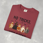 No Tricks Just Chicks, Funny Halloween Chickens in Costumes, Comfort Colors Tee