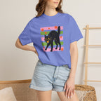 Spooky, Cute Black Cat, Halloween Comfort Colors Tee Unisex