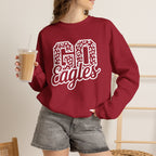 Go Eagles, Eagle Pride, Team Spirit Gildan Unisex Heavy Blend™ Crewneck Sweatshirt