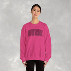 Nurse Checkered Gildan Unisex Heavy Blend™ Crewneck Sweatshirt for RN, LPN, GN, Nursing Students