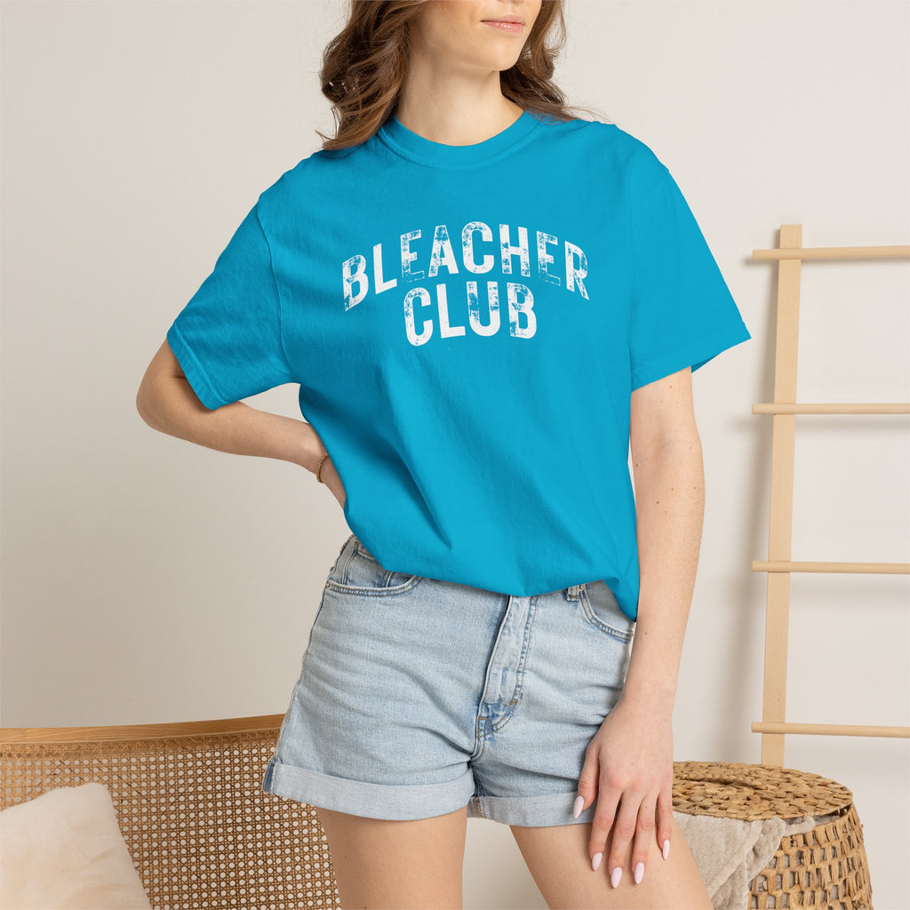 Bleacher Club, Funny Unisex Comfort Colors Tee for Sports Parents, Family