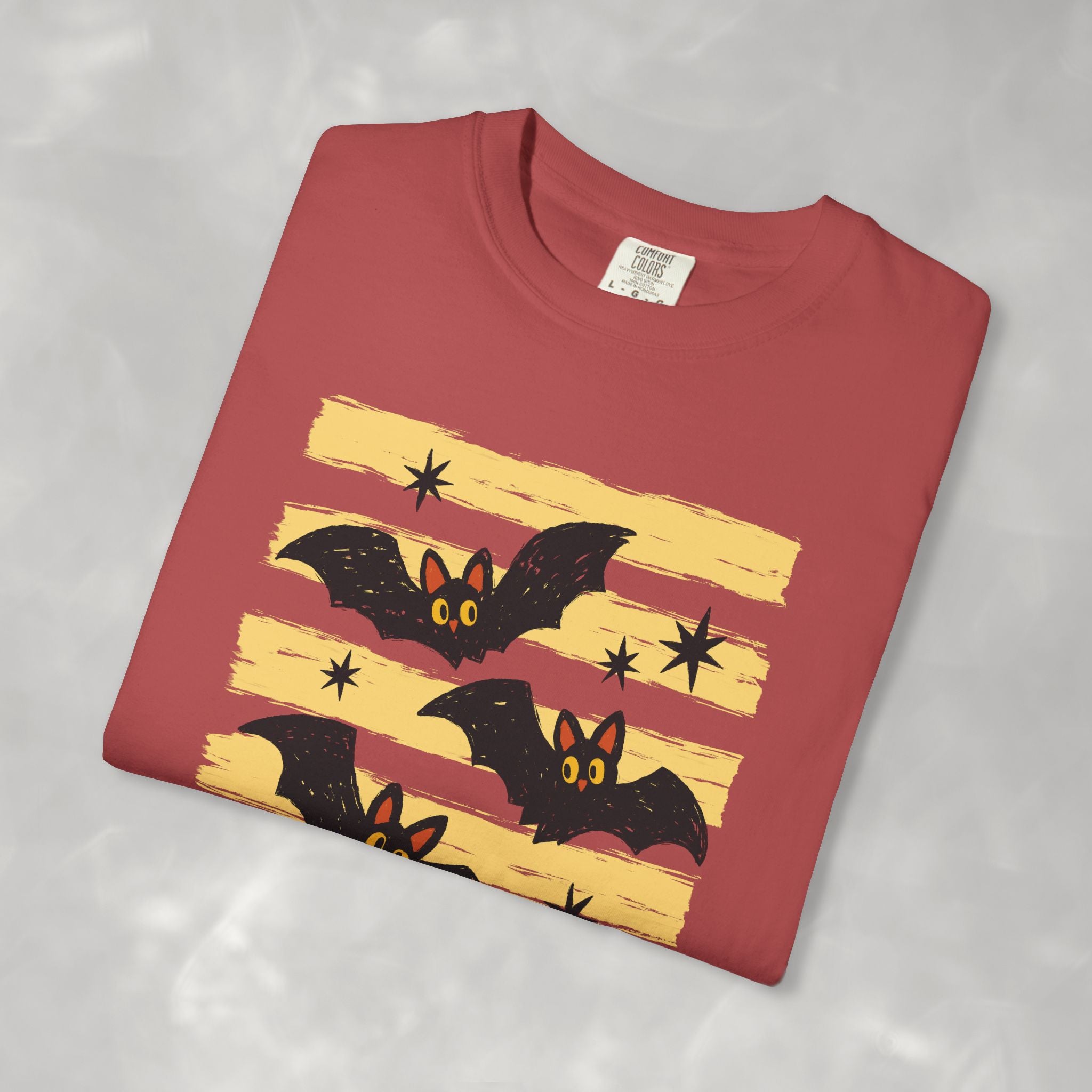 Cute Halloween Bats, Unisex Comfort Colors Tee