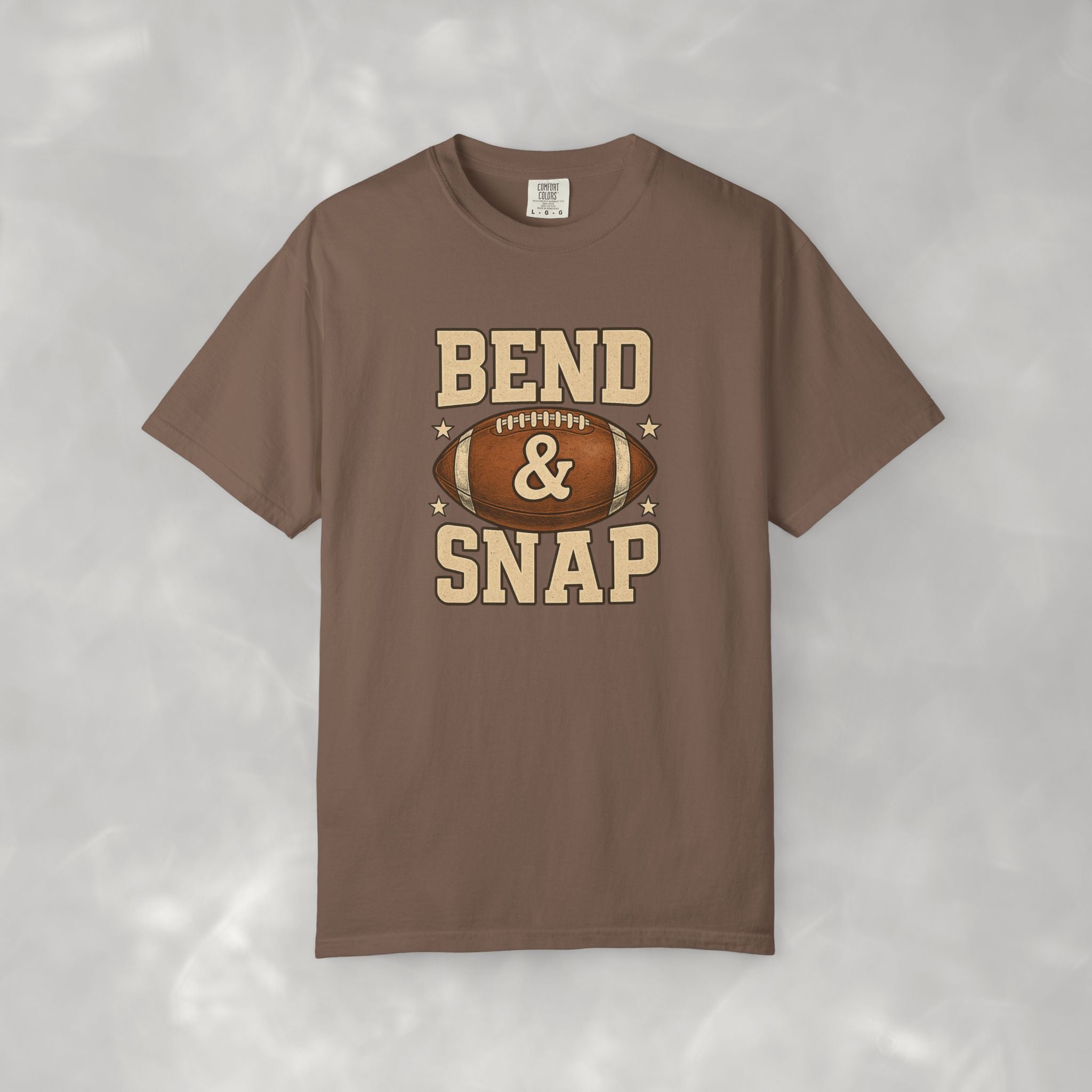 Funny Bend And Snap Football Comfort Colors Tee for Women