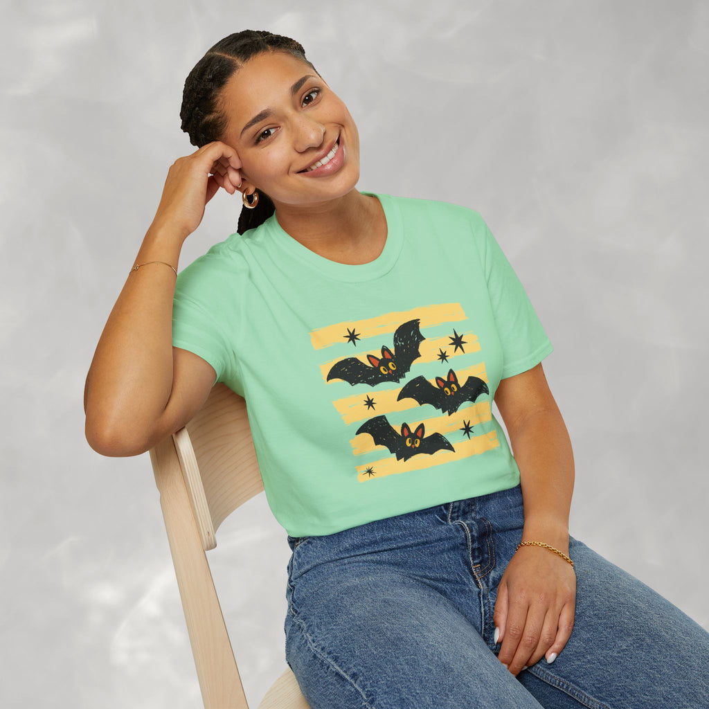 Cute Halloween Bats, Gildan Unisex Softstyle T-Shirt