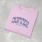 Coffee Weather Distressed Comfort Colors Unisex Garment-Dyed T-shirt
