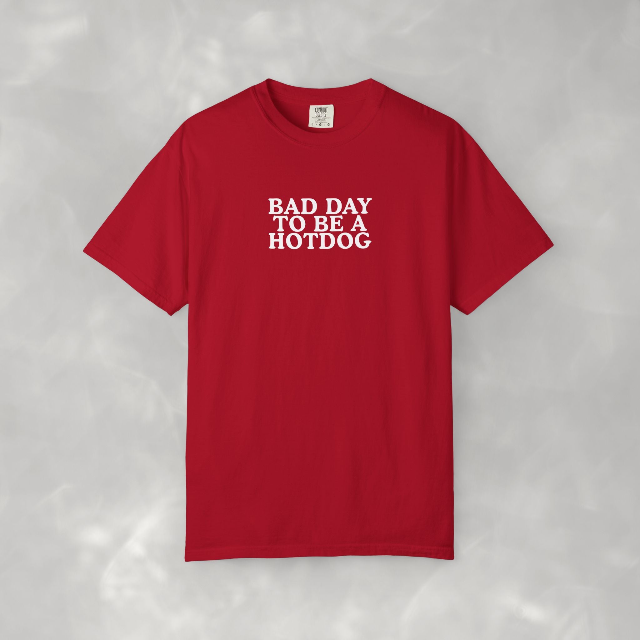 Bad Day to be a Hotdog Unisex CC Tee, Funny 4th of July Shirt
