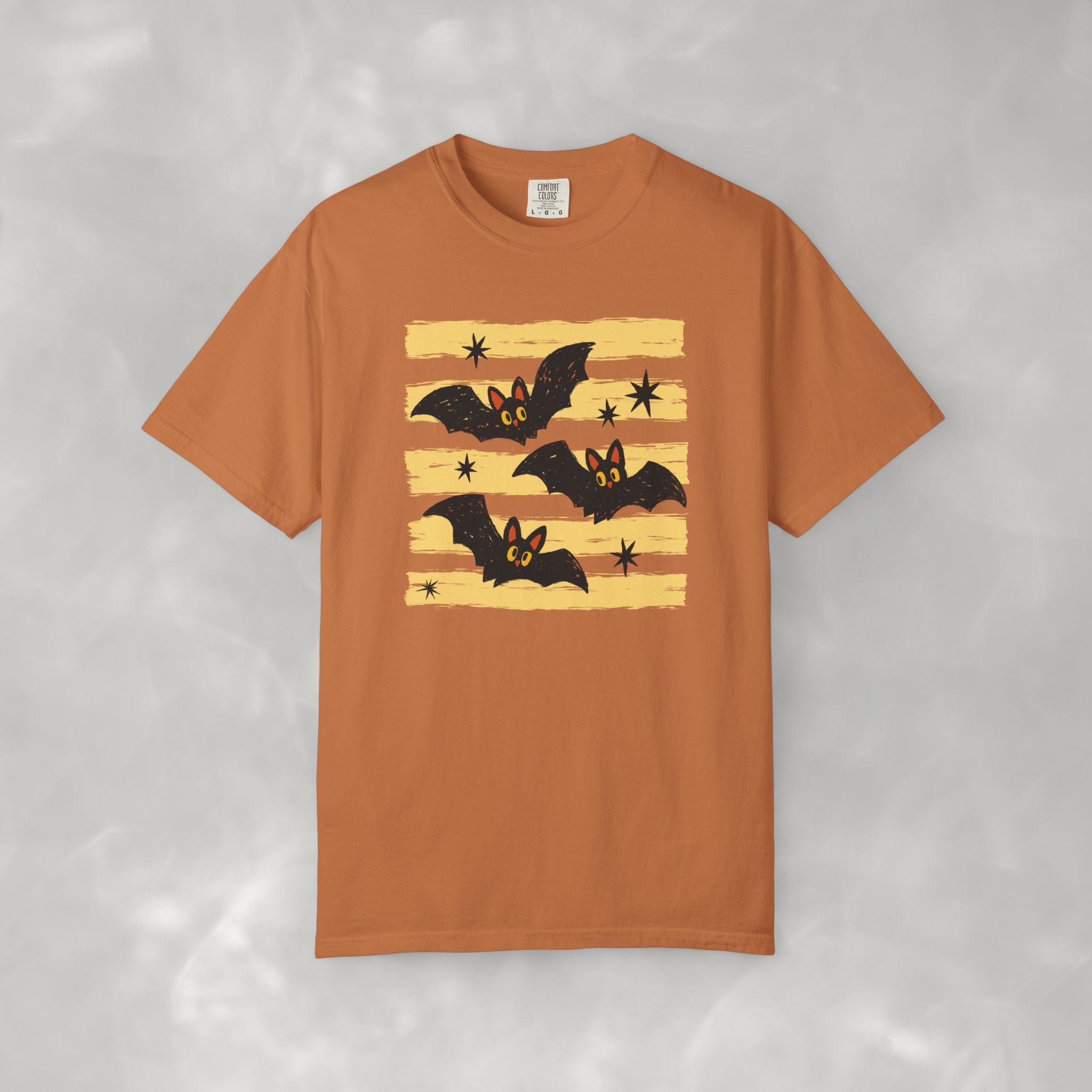 Cute Halloween Bats, Unisex Comfort Colors Tee