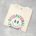 Occupational Therapy, Cute Playful Smile, OT, COTA Comfort Colors Tee