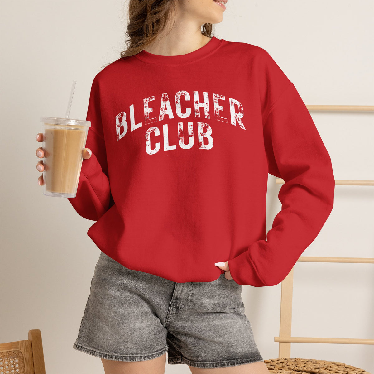 Bleacher Club, Funny Unisex Heavy Blend™ Crewneck Sweatshirt for Sports Parents, Family
