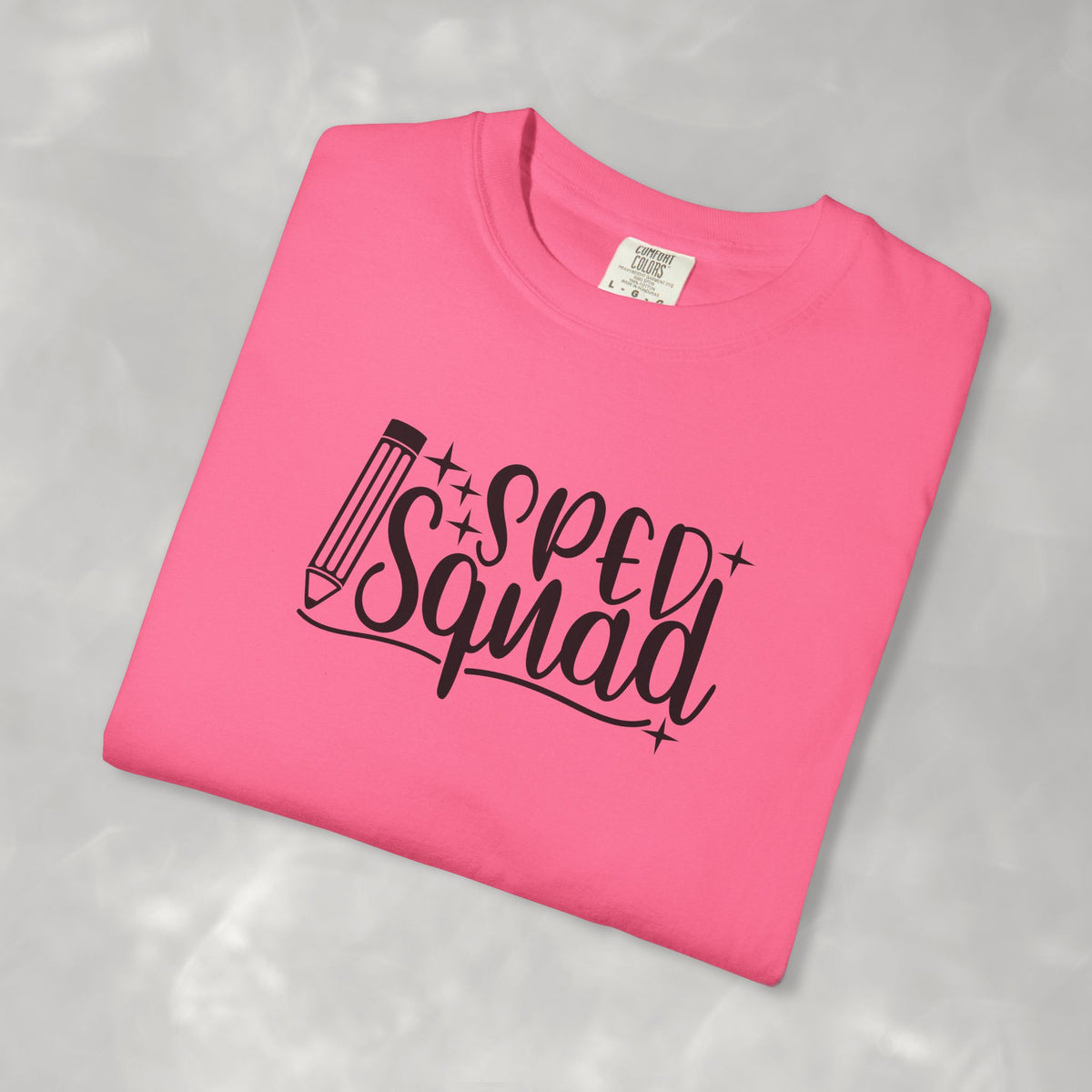 SPED Squad Comfort Colors Gildan Unisex Garment-Dyed T-shirt for Educators, Teachers, Paraprofessionals