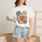 Retro Fall, Autumn Pumpkin Comfort Colors Tee