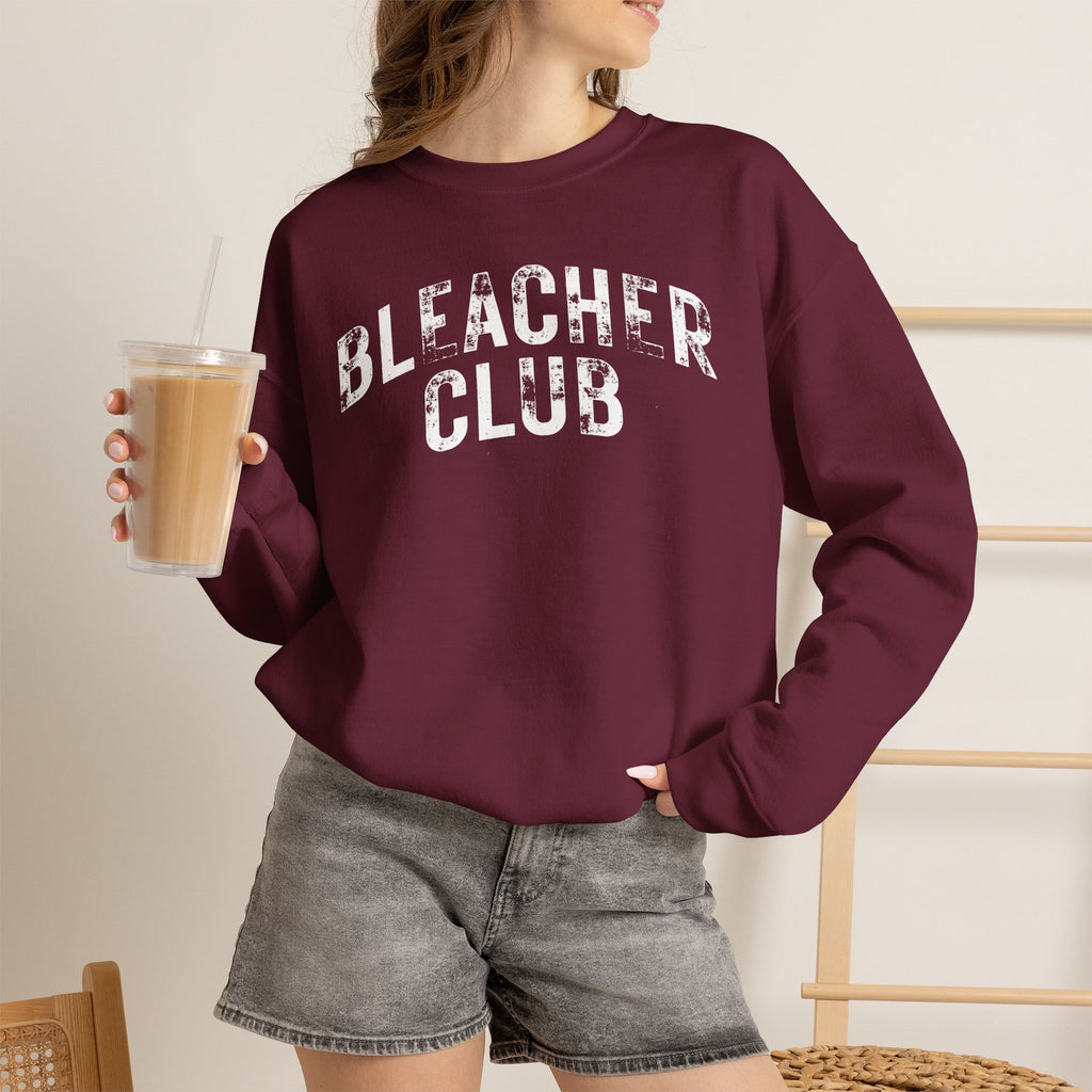 Bleacher Club, Funny Unisex Heavy Blend™ Crewneck Sweatshirt for Sports Parents, Family