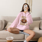 Funny Bend and Snap Football Gildan Heavy Blend Crewneck Sweatshirt for Women