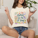 Hooray It's an OT Day, Cute, Playful, Pediatric Occupational Therapy, OTR, COTA Comfort Colors Tee