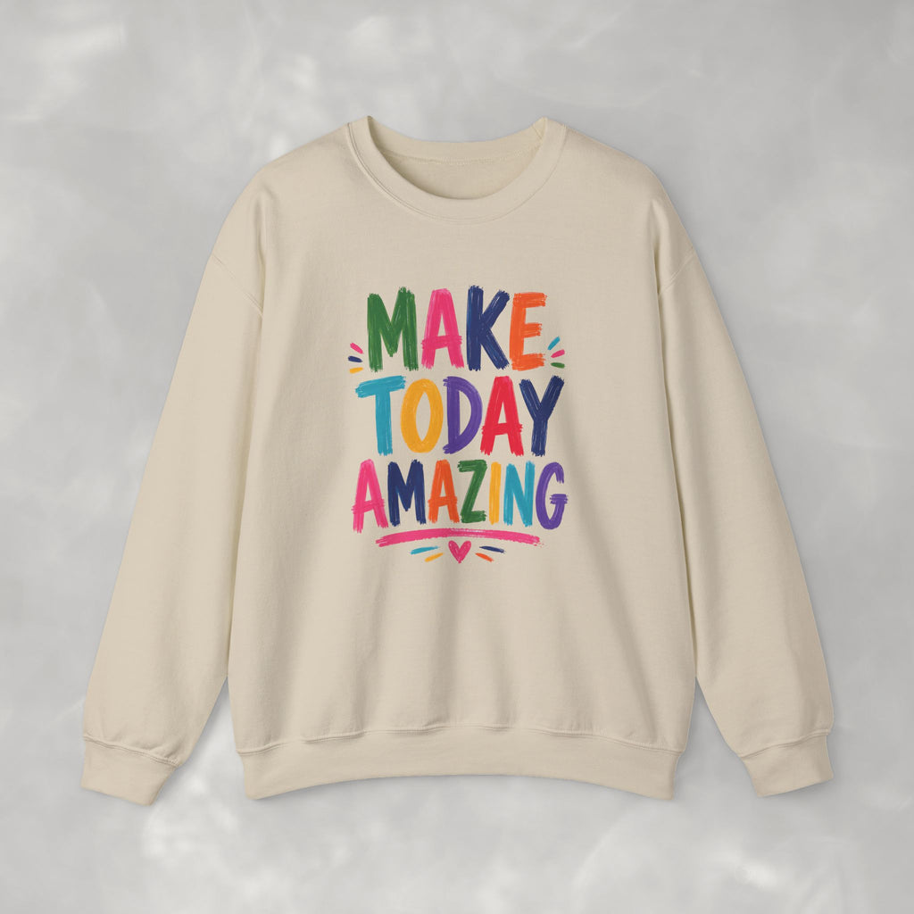 Make Today Amazing, Gildan Unisex Heavy Blend™ Crewneck Sweatshirt