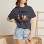 No Tricks Just Chicks, Funny Halloween Chickens in Costumes, Comfort Colors Tee