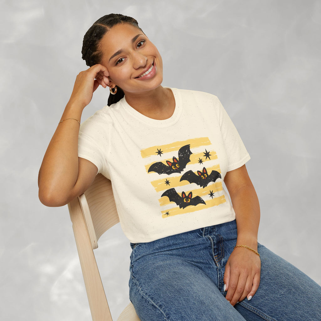 Cute Halloween Bats, Gildan Unisex Softstyle T-Shirt