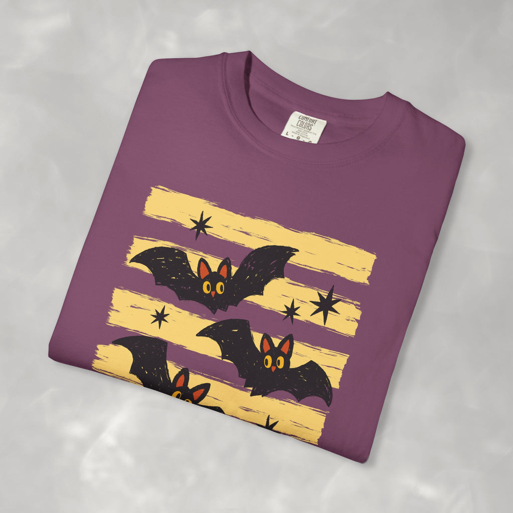 Cute Halloween Bats, Unisex Comfort Colors Tee