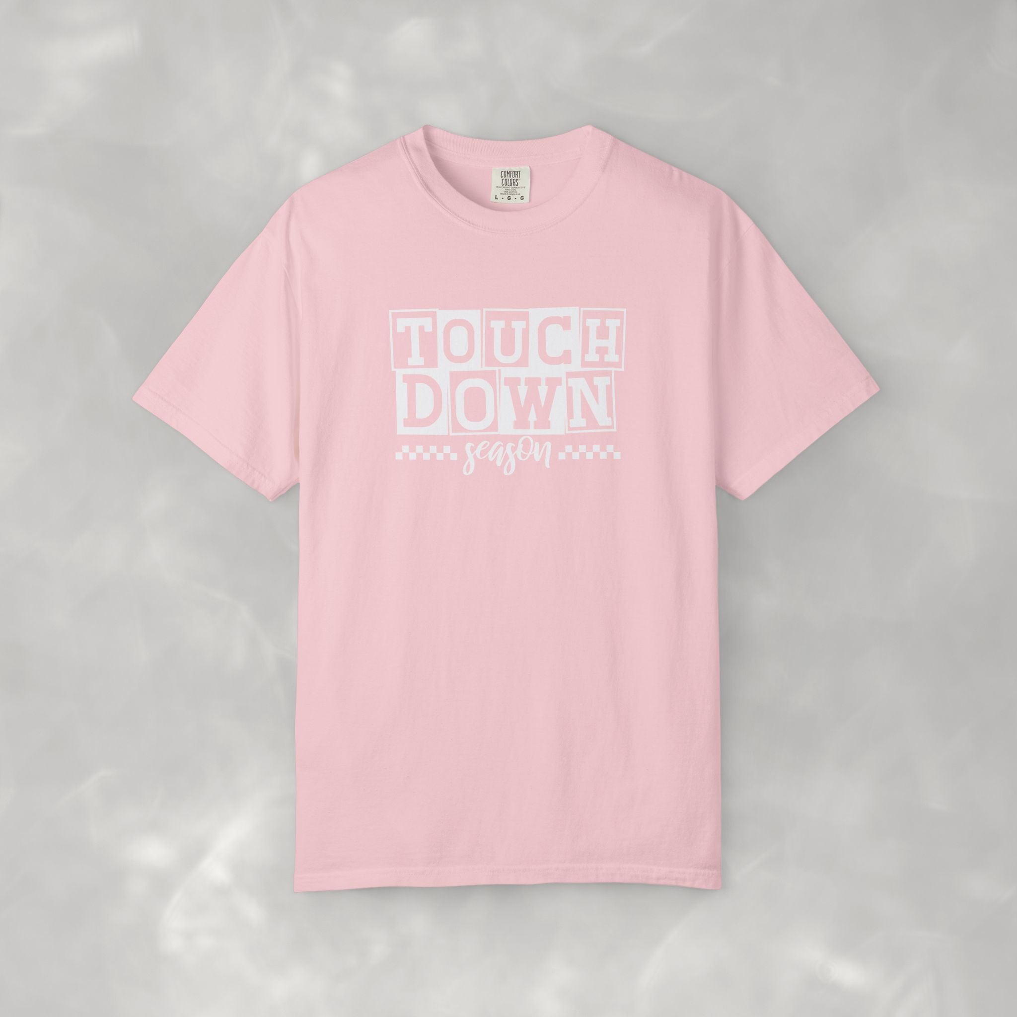 Touchdown Season, Preppy Football Comfort Colors Tee