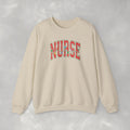 Christmas Lights Nurse Stethoscope Gildan Unisex Heavy Blend™ Crewneck Sweatshirt for RN, LPN, GN, Student Nurse