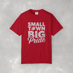 Small Town Big Pride, Football, School Spirit Unisex Comfort Colors Tee