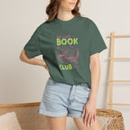 Late Night Book Club, Comfort Colors Book Lover, Reader Tee for Women,