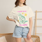 I Know What I'm Doing, Funny Cat Lover Comfort Colors Tee