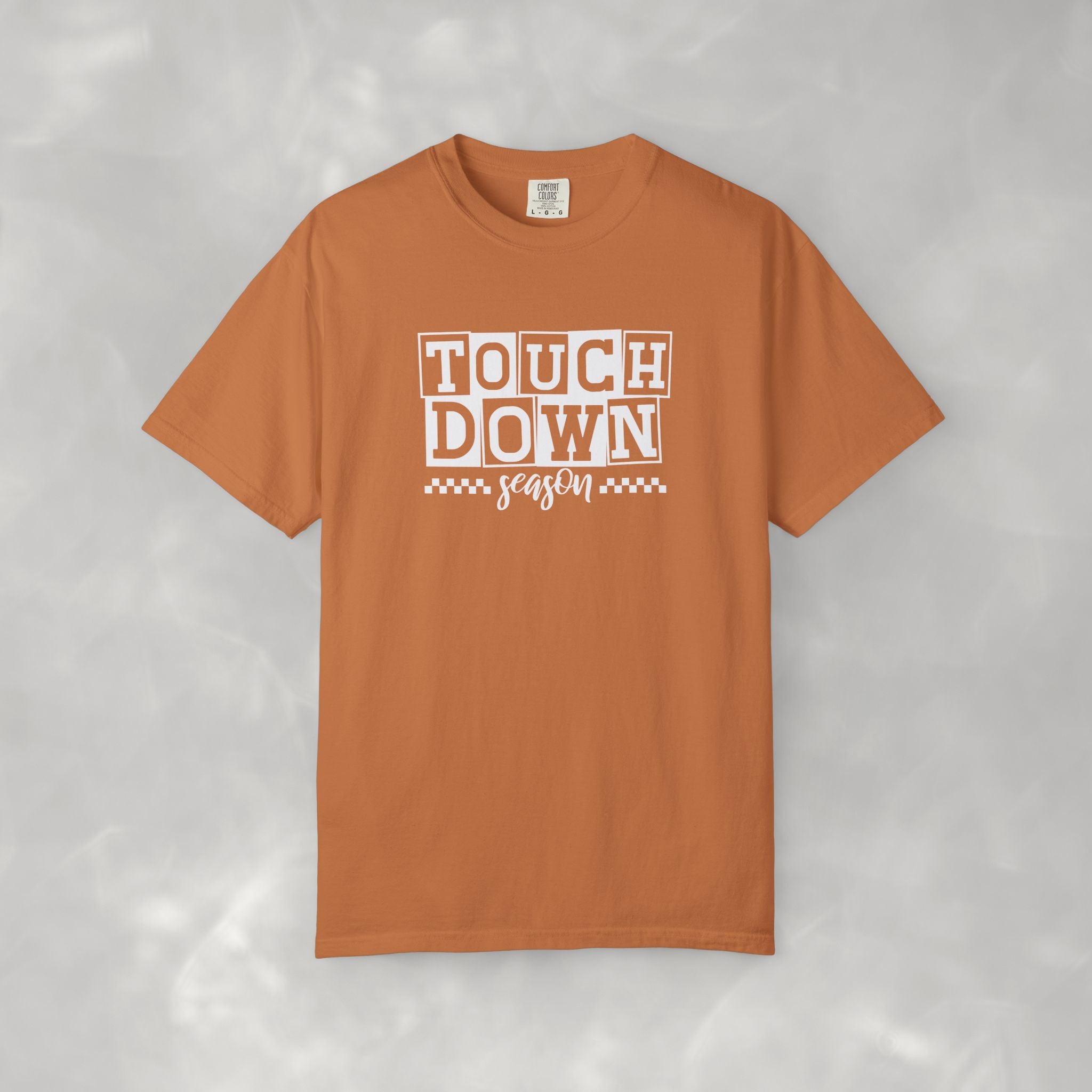 Touchdown Season, Preppy Football Comfort Colors Tee