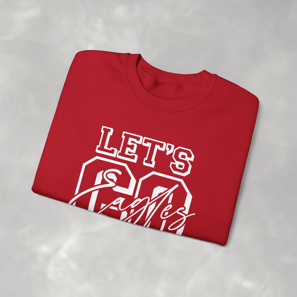 Let's Go Eagles, Eagles Sports, Team Spirit Gildan Unisex Heavy Blend™ Crewneck Sweatshirt