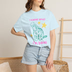 I Know What I'm Doing, Funny Cat Lover Comfort Colors Tee