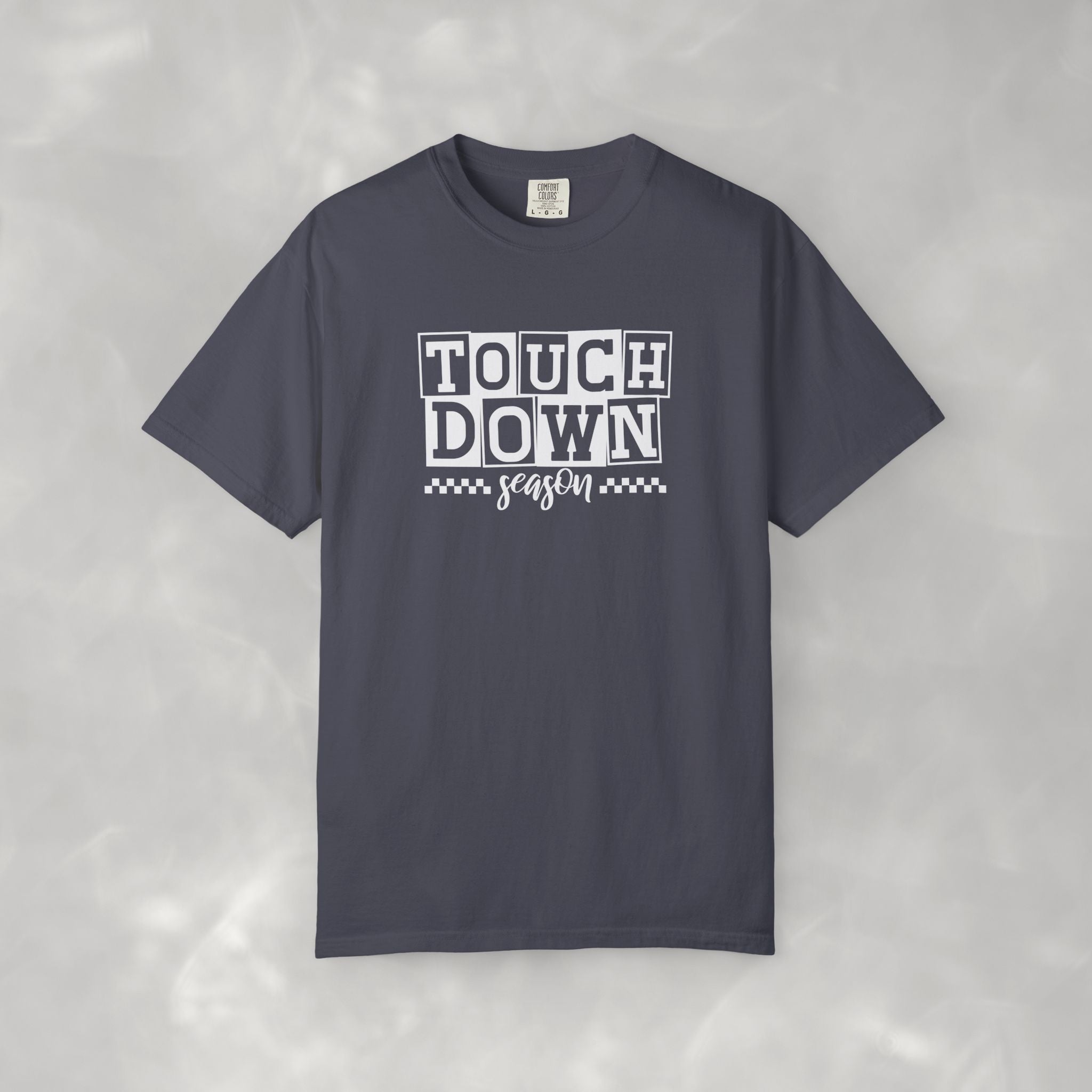Touchdown Season, Preppy Football Comfort Colors Tee