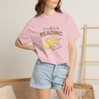 I'd Rather Be Reading, Cat Book Lover Comfort Colors Tee