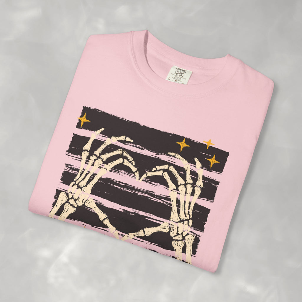 Spooky Skeleton Hands, Cute Halloween Comfort Colors Tee