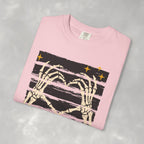 Spooky Skeleton Hands, Cute Halloween Comfort Colors Tee