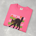 Spooky, Cute Black Cat, Halloween Comfort Colors Tee Unisex