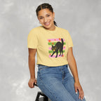 Spooky, Cute Black Cat, Halloween Comfort Colors Tee Unisex