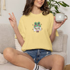 You Can Do It, Cute Motivational Frog Unisex Comfort Colors Tee for OT, PT, Speech Therapist