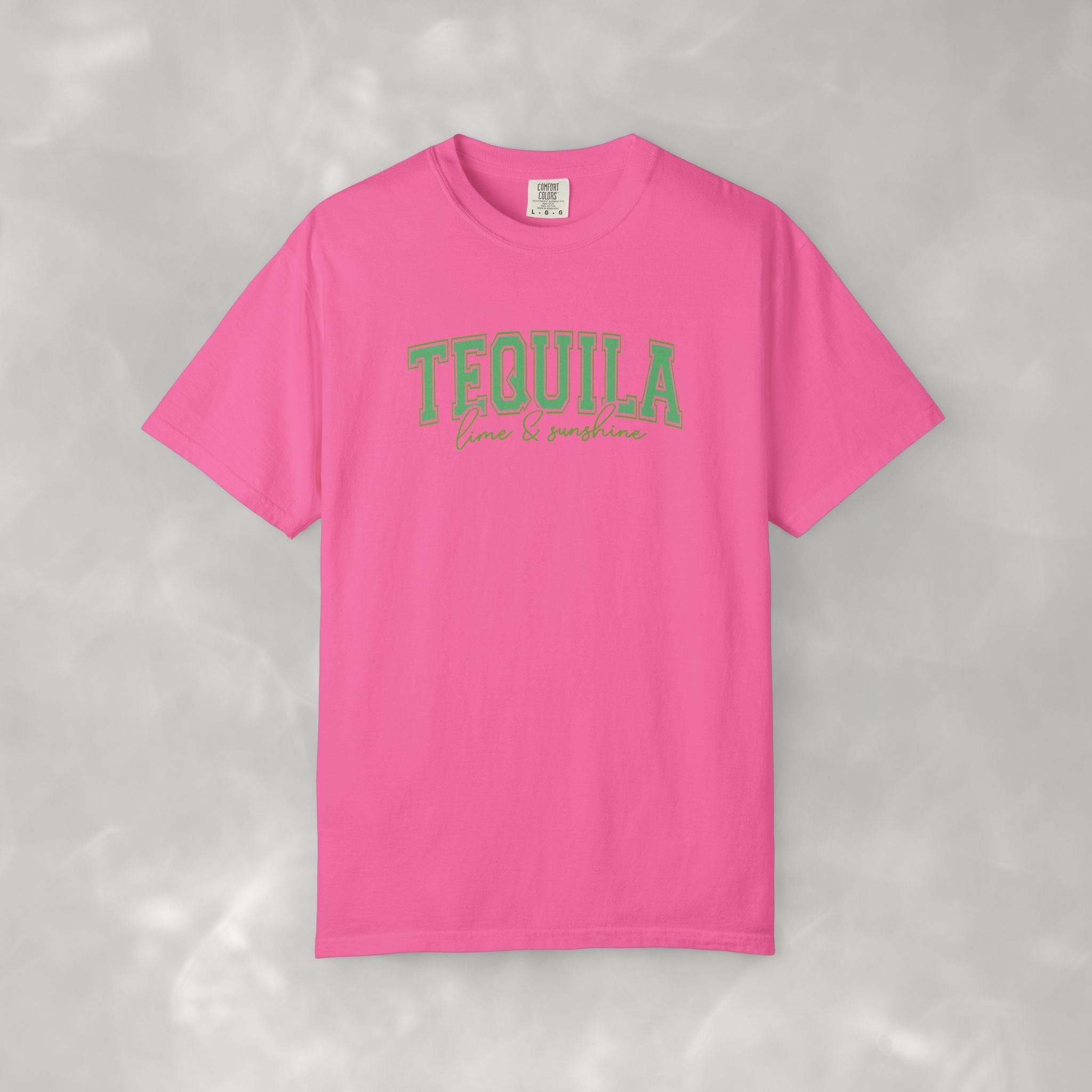 Tequila, Lime, and Sunshine Summer, Vacation, Beach Comfort Colors Tee