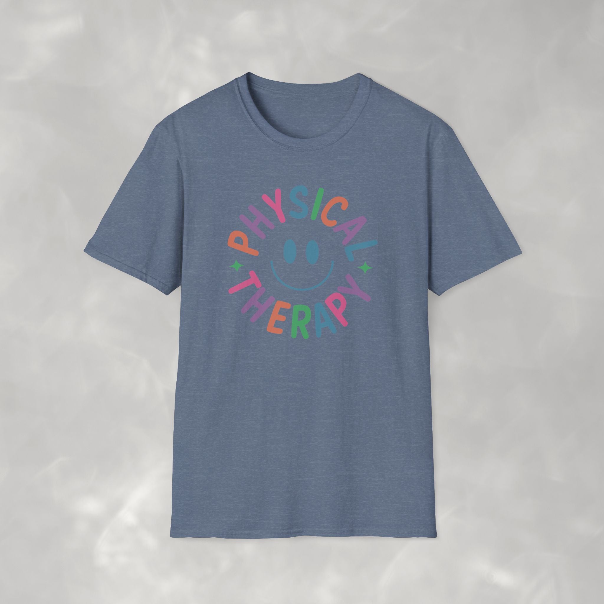 Physical Therapy, Cute Playful Smile, PT, PTA Gildan Unisex Softstyle T-Shirt