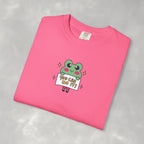 You Can Do It, Cute Motivational Frog Unisex Comfort Colors Tee for OT, PT, Speech Therapist