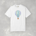 Giraffe Eating Grapes in a Hot Air Balloon, Questionable Concepts Comfort Colors Unisex Garment-Dyed T-shirt