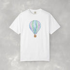 Giraffe Eating Grapes in a Hot Air Balloon, Questionable Concepts Comfort Colors Unisex Garment-Dyed T-shirt