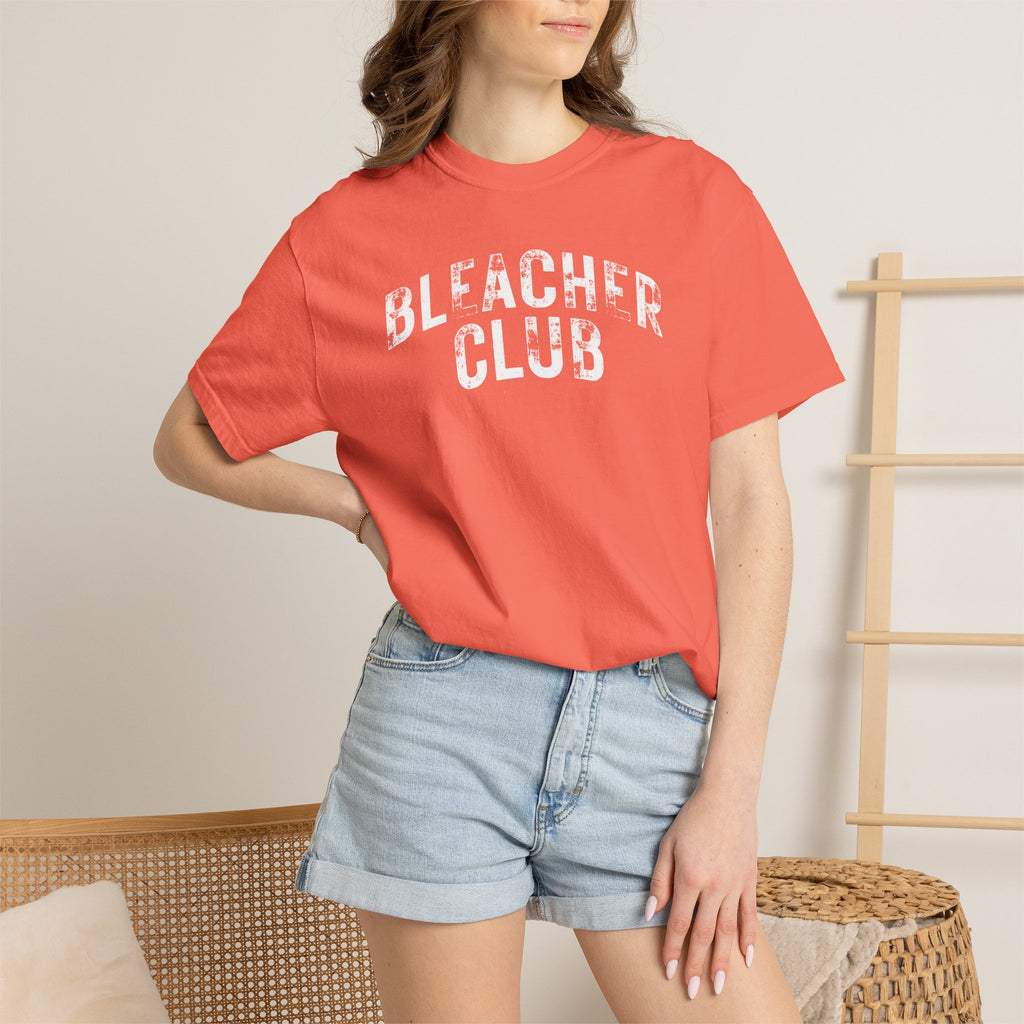 Bleacher Club, Funny Unisex Comfort Colors Tee for Sports Parents, Family