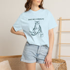 Give Me a Minute, Funny Cat Lover Comfort Colors Tee