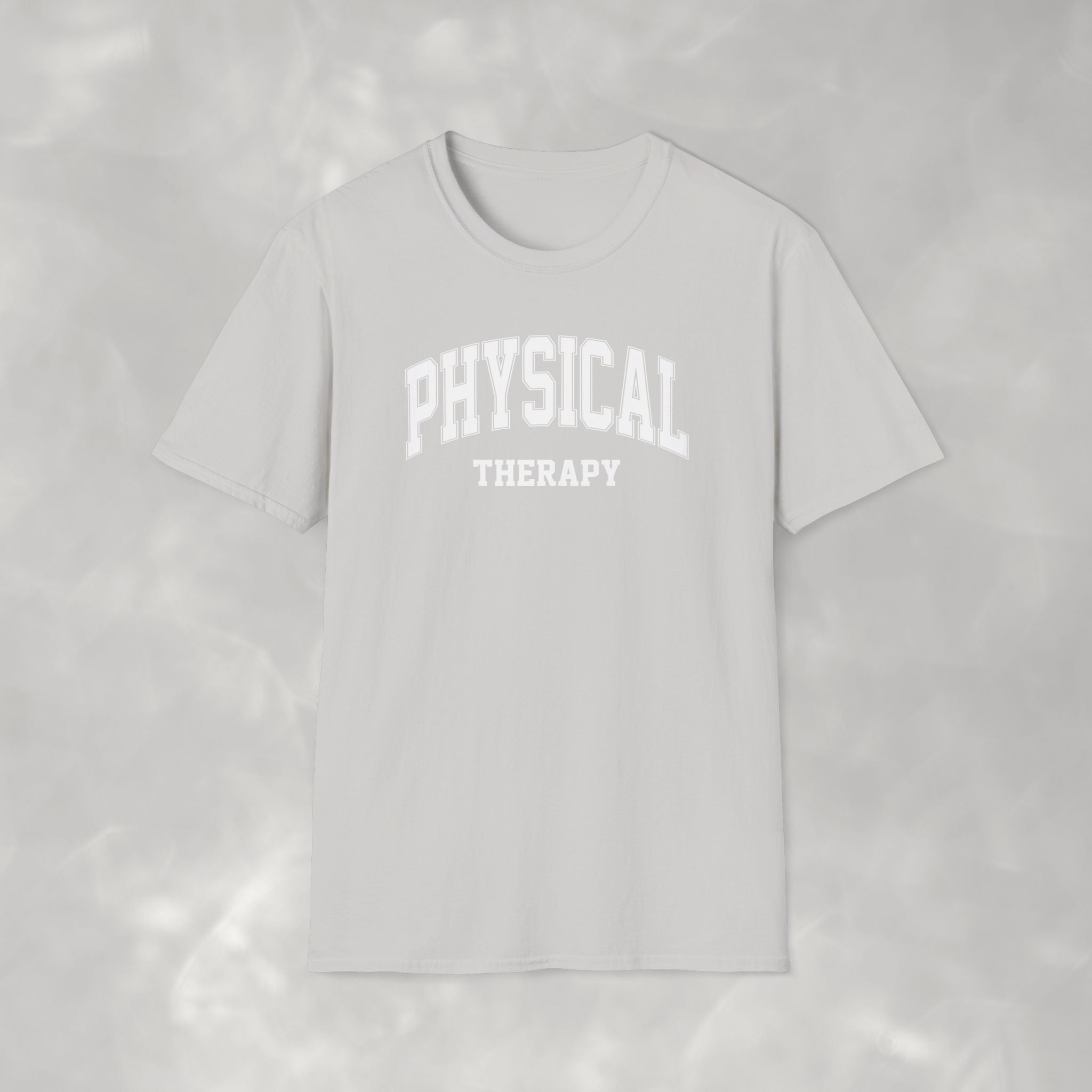 Physical Therapy, Therapist Varsity Style Gildan Unisex Softstyle T-Shirt