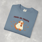Trick-or-Treats Cute Funny Halloween Dog Lover Unisex Garment-Dyed T-shirt