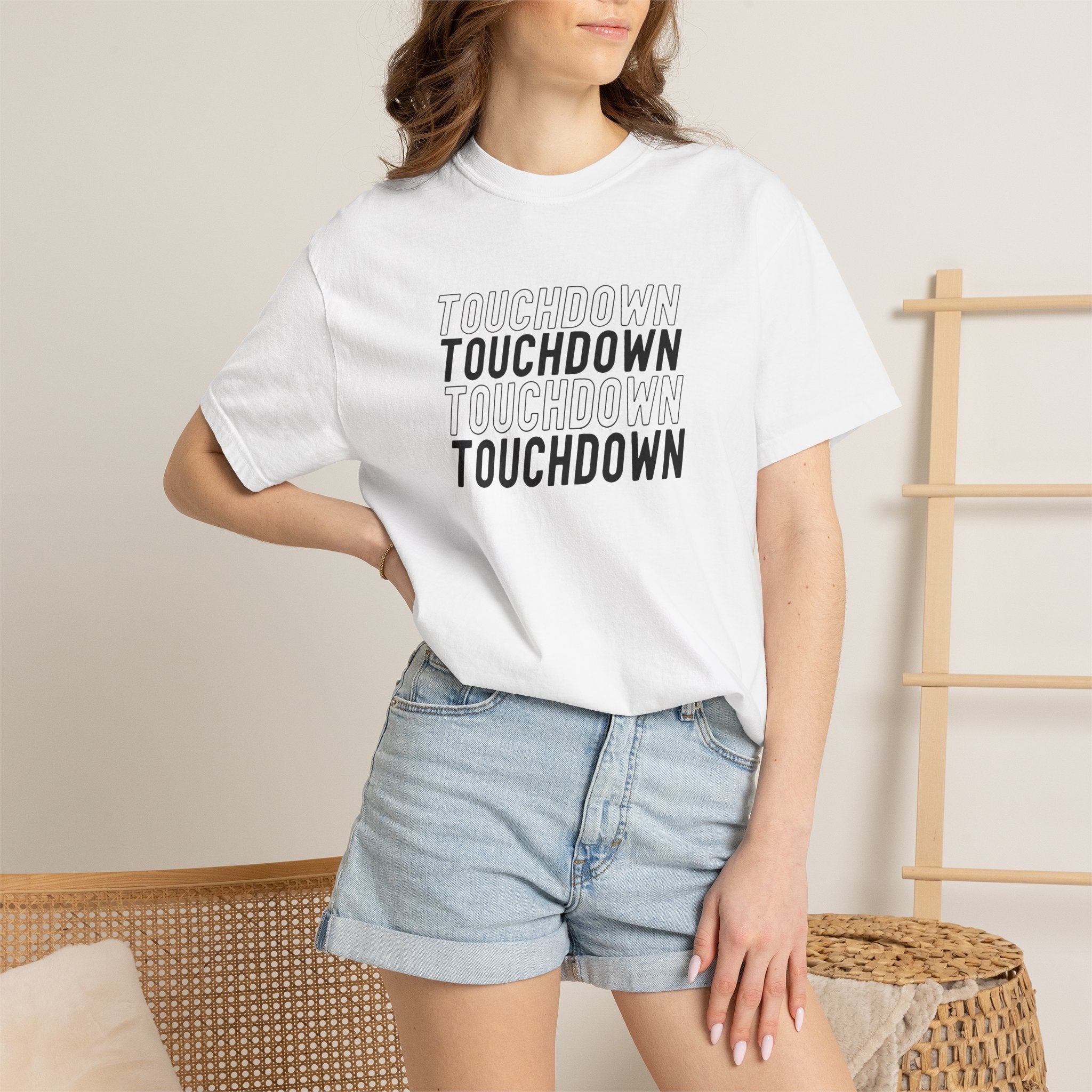 Touchdown Unisex Football Comfort Colors Tee