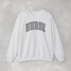 Nurse Checkered Gildan Unisex Heavy Blend™ Crewneck Sweatshirt for RN, LPN, GN, Nursing Students