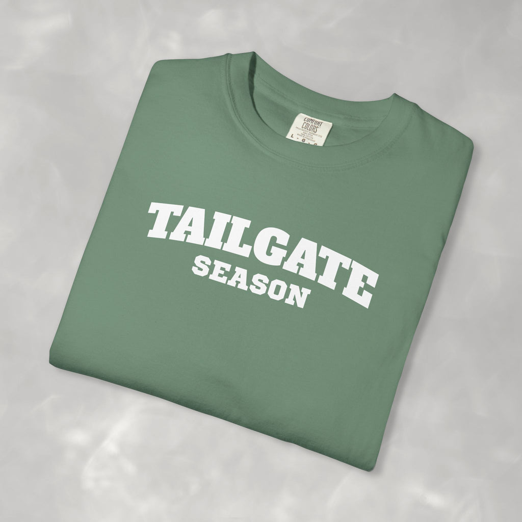 Tailgate Season, Football Game Day Unisex Comfort Colors Tee for Men and Women