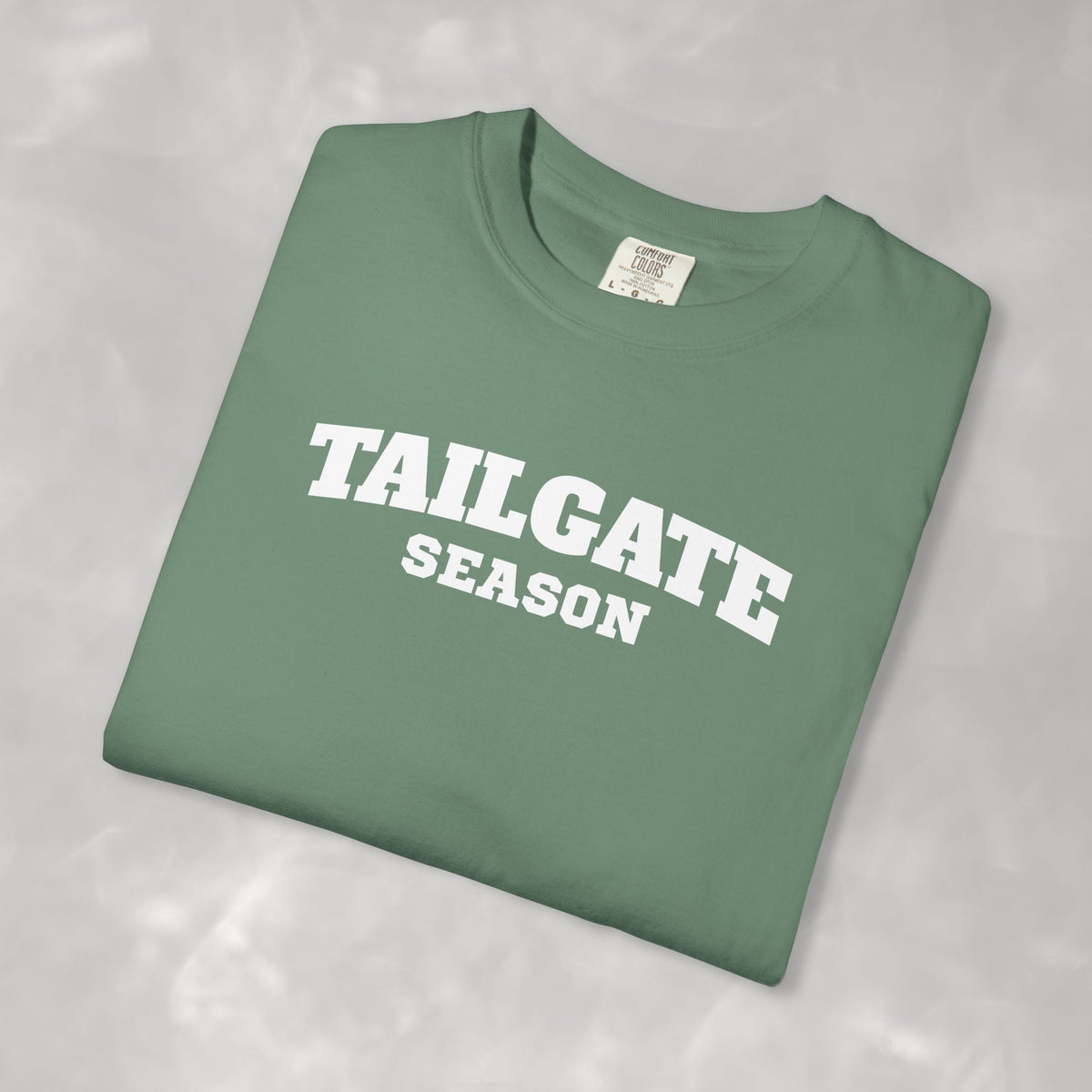 Tailgate Season, Football Game Day Unisex Comfort Colors Tee for Men and Women